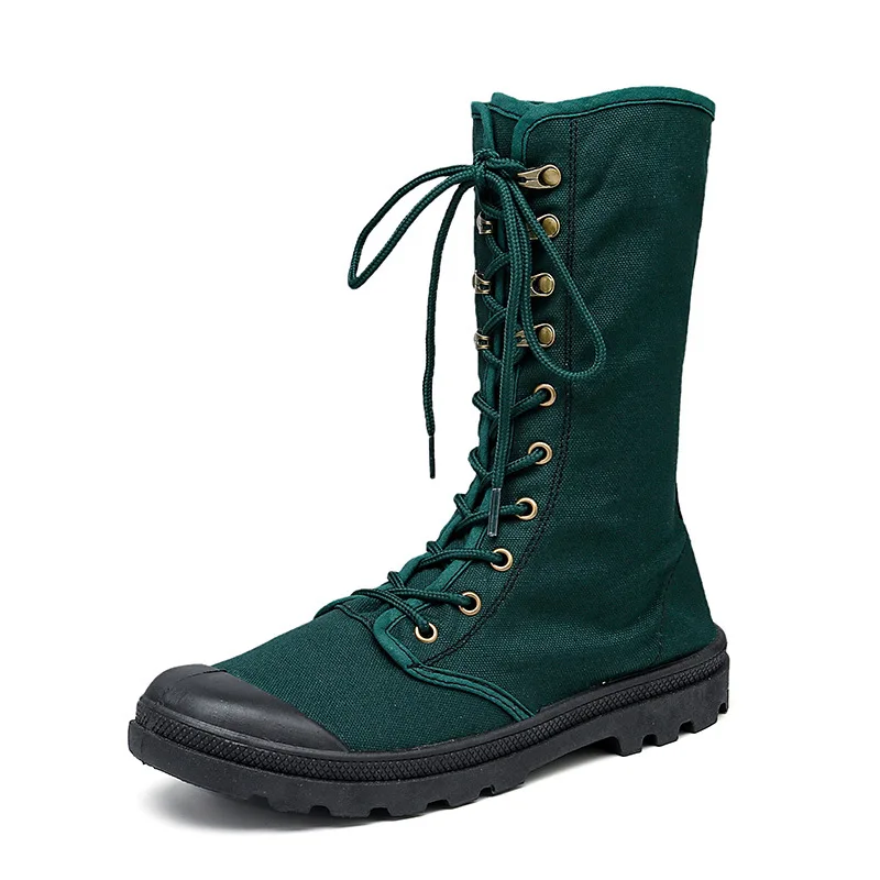 Canvas Men Boots 2021 Spring Fashion Men Casual Shoes Mid-calf Male Military Tactical Boots Comfortable Sneakers
Canvas Men Boots 2021 Spring Fashion Men Casual Shoes Mid-calf Male Military Tactical Boots Comfortable Sneakers