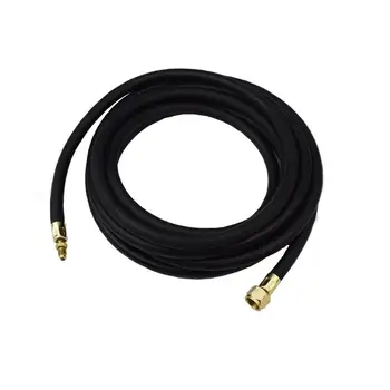 Air Cooled P80 Plasma Cutter Torch Power Cable Assembly 5 Meters Hose Gas Nut M16*1.5mm-Ready to Go Replacement Torch Cable