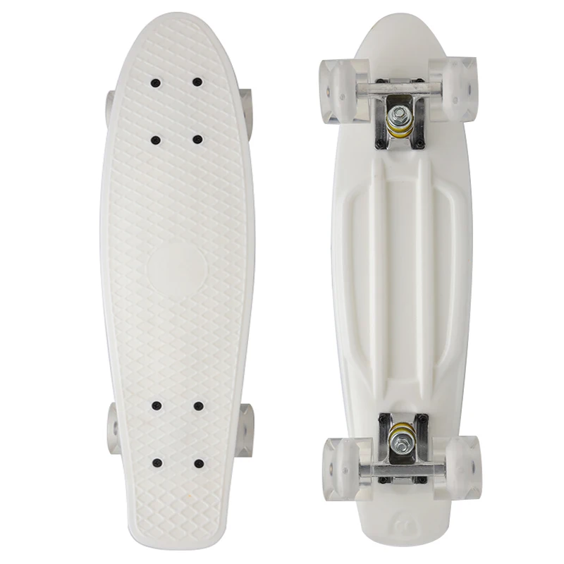 Adult Children Four-wheel Skateboard Double Skateboard Shock Absorption Longboard Scooter Skate with Flashing Light 22 inch 
Adult Children Four-wheel Skateboard Double Skateboard Shock Absorption Longboard Scooter Skate with Flashing Light 22 inch