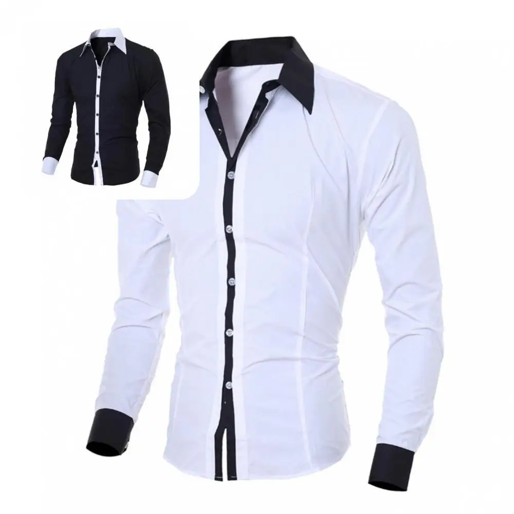 Top Classic Patchwork Slim Fit Men Shirt Comfortable Formal Shirt Simple Streetwear
Top Classic Patchwork Slim Fit Men Shirt Comfortable Formal Shirt Simple Streetwear