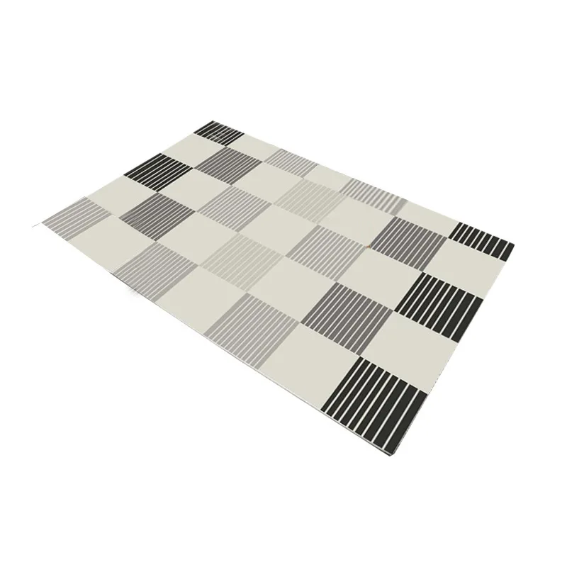 Living Room Carpet Bedroom Bedside Blanket Nordic Minimalist Geometry Crystal Velvet Printed Mat Room Decoration Rug 
Living Room Carpet Bedroom Bedside Blanket Nordic Minimalist Geometry Crystal Velvet Printed Mat Room Decoration Rug