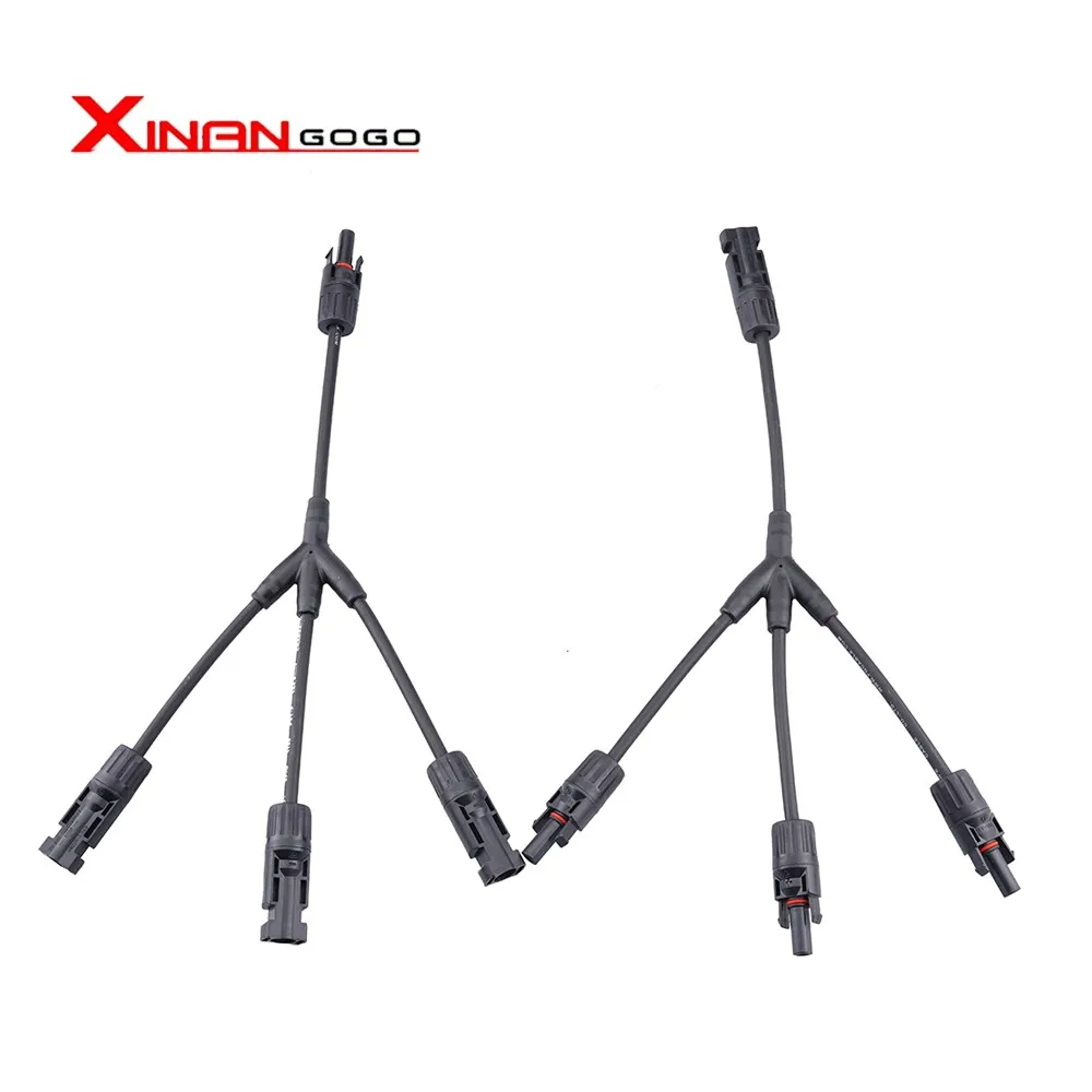 1Pair 1 to 3 Y Branch Solar Connector with 2.5MM 4MM 6MM Cable IP67 Waterproof DC 1500V 50A Solar Connector
1Pair 1 to 3 Y Branch Solar Connector with 2.5MM 4MM 6MM Cable IP67 Waterproof DC 1500V 50A Solar Connector