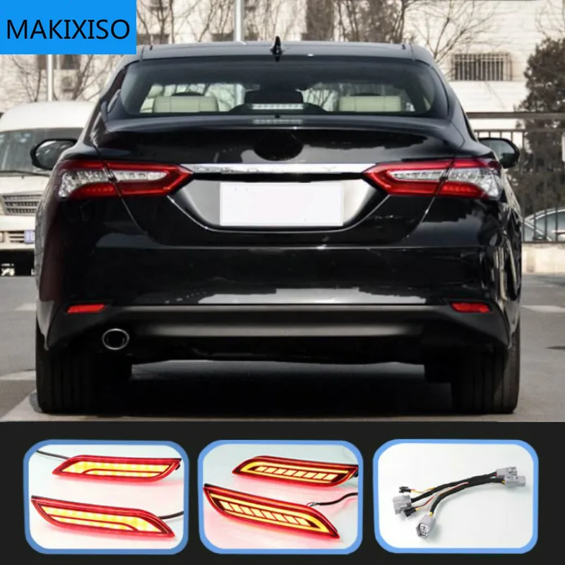 2PCS LED Reflector For Toyota Camry 2018 2019 2020 Rear Bumper Tail Light Driving Lamp Turn Signal Lamp Rear fog lamp
2PCS LED Reflector For Toyota Camry 2018 2019 2020 Rear Bumper Tail Light Driving Lamp Turn Signal Lamp Rear fog lamp