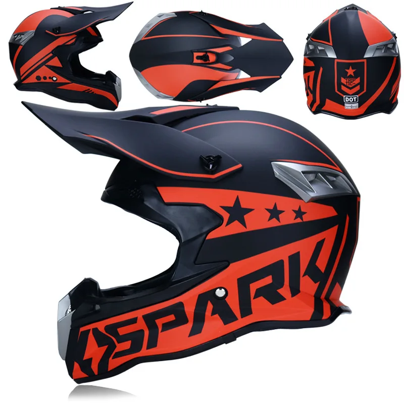Motorcycle Full Face Helmet Off Road Dirt Bike Men Motocross Racing Helmet Downhill Mountain Unisex Suitable for Adult Kid DOT
Motorcycle Full Face Helmet Off Road Dirt Bike Men Motocross Racing Helmet Downhill Mountain Unisex Suitable for Adult Kid DOT