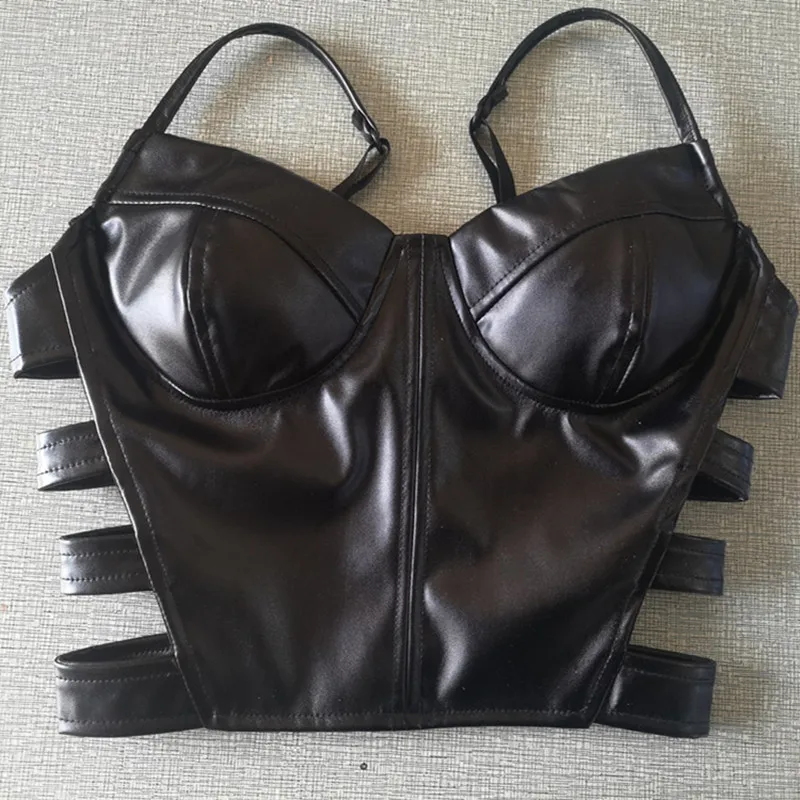 Hjwsfdcai 2021 Hollow Women Sexy Cropped Top Vest Bra Short Black Leather Corsets And Bustiers Fashion Sleeveless Party Tank Top
Hjwsfdcai 2021 Hollow Women Sexy Cropped Top Vest Bra Short Black Leather Corsets And Bustiers Fashion Sleeveless Party Tank Top