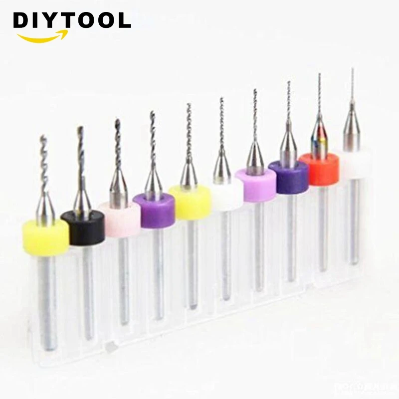 10Pcs PCB Print Leiterplatte Carbide Micro Drill Bits Tool 0.3mm to 1.2 mm 
10Pcs PCB Print Leiterplatte Carbide Micro Drill Bits Tool 0.3mm to 1.2 mm