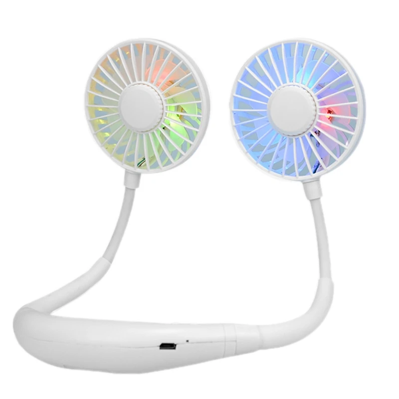 Y98B Neck Fan Rechargeable 1500mAh Battery Operated with 3 Speeds, 7 LED lights, 360°Free Rotation
Y98B Neck Fan Rechargeable 1500mAh Battery Operated with 3 Speeds, 7 LED lights, 360°Free Rotation