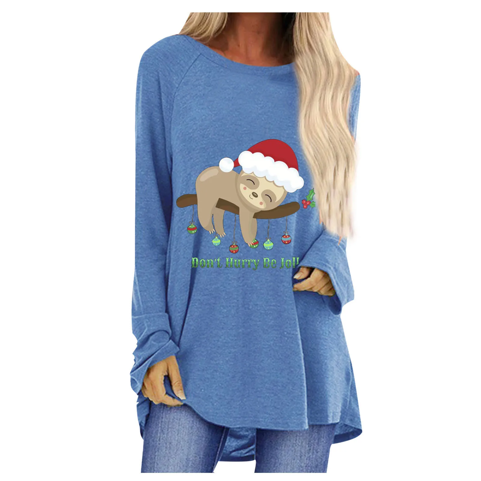 Cute Lazy Sloth Women Blouse Casual Loose O-Neck Long Sleeve Spring Autumn Ladies Shirts Plus Size S-3XL W204
Cute Lazy Sloth Women Blouse Casual Loose O-Neck Long Sleeve Spring Autumn Ladies Shirts Plus Size S-3XL W204