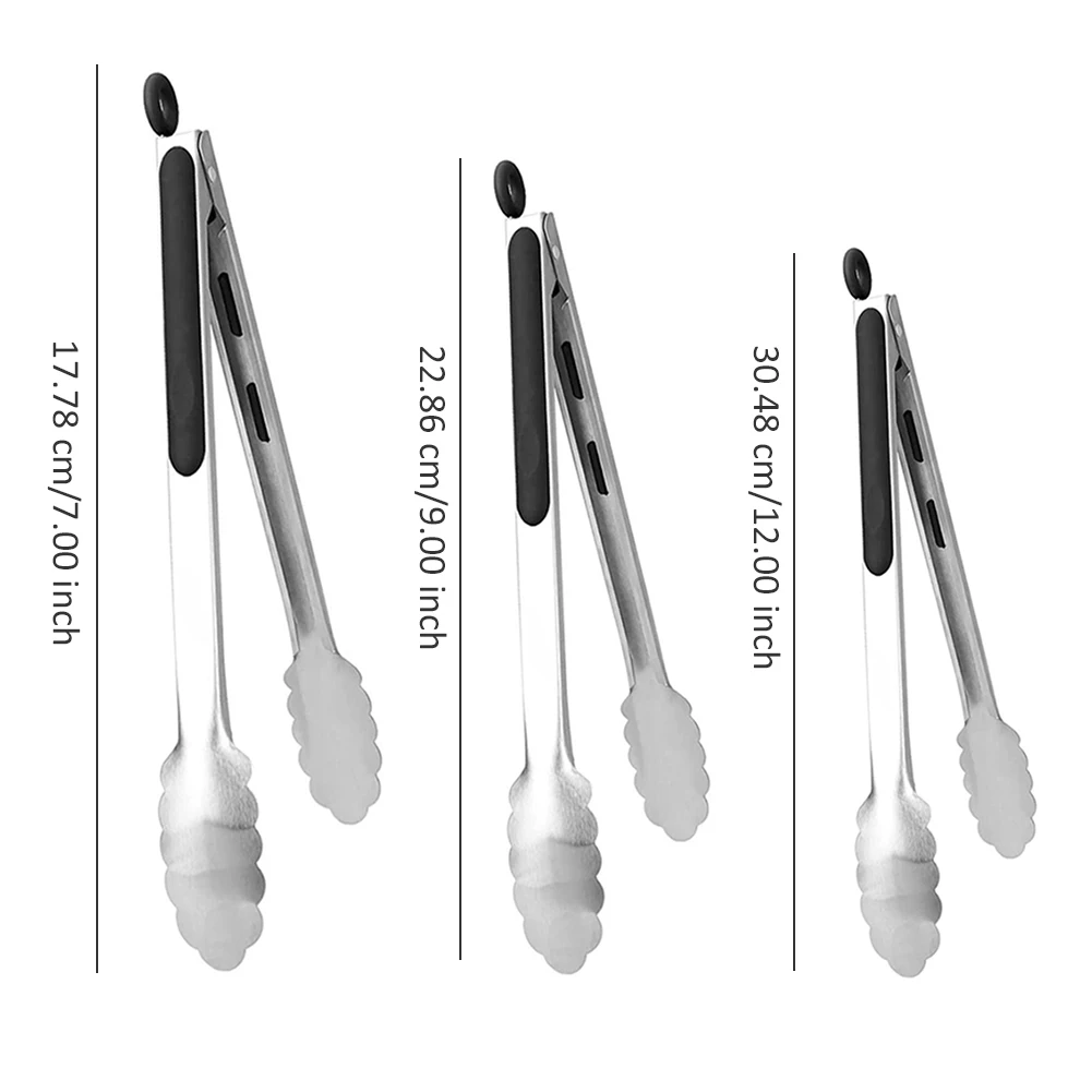 3PCS 2021 New Barbecue Cooking Tongs Stainless Steel Kitchen Tongs Durable Mental Clips For Garden Home Kitchen Suppliers
3PCS 2021 New Barbecue Cooking Tongs Stainless Steel Kitchen Tongs Durable Mental Clips For Garden Home Kitchen Suppliers