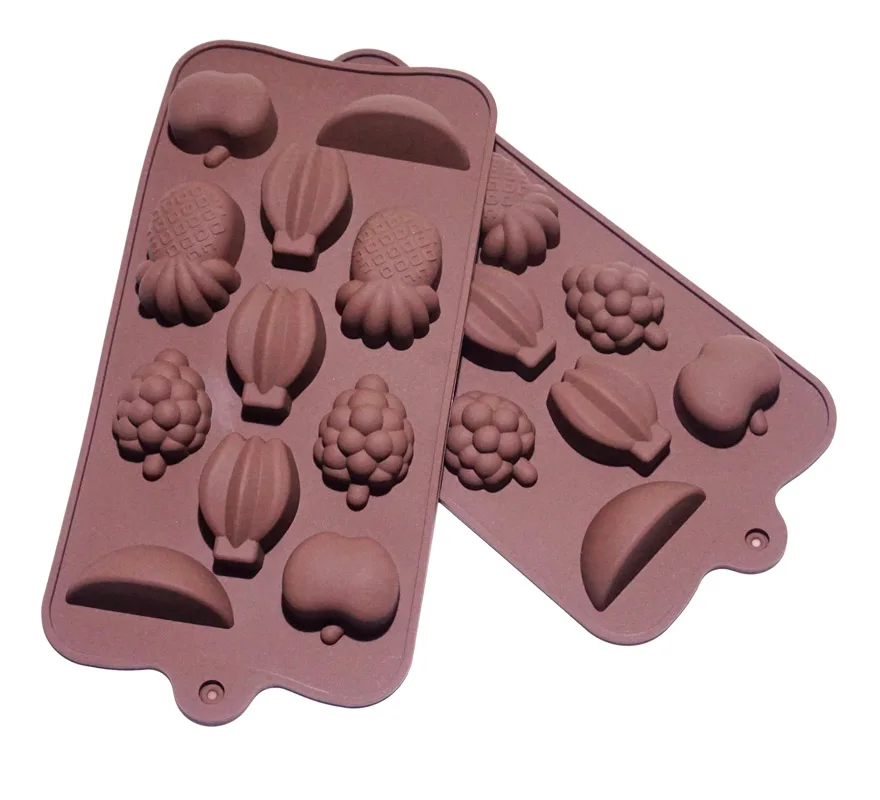 11 Cells Brown Color Silicone Material Apple Pineapple Lemon Fruit Cake Molds Diy Biscuit Dessert Fondant Candy Chocolate Molds
11 Cells Brown Color Silicone Material Apple Pineapple Lemon Fruit Cake Molds Diy Biscuit Dessert Fondant Candy Chocolate Molds