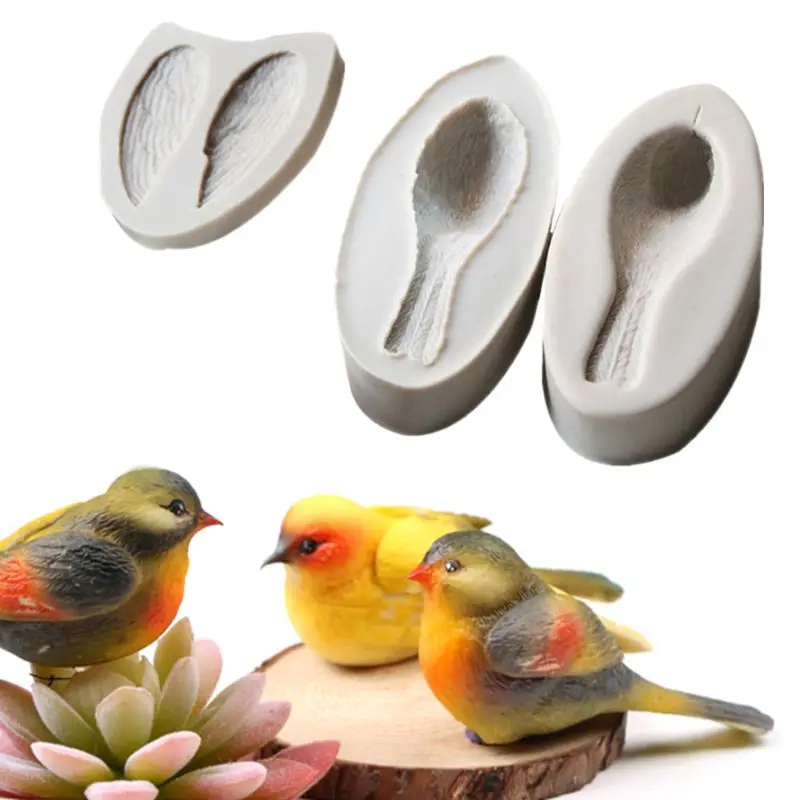 3pcs Bird Chocolate Cake Decorating Tool DIY Fondant Silicone Mold Sugarcraft W0YD
3pcs Bird Chocolate Cake Decorating Tool DIY Fondant Silicone Mold Sugarcraft W0YD