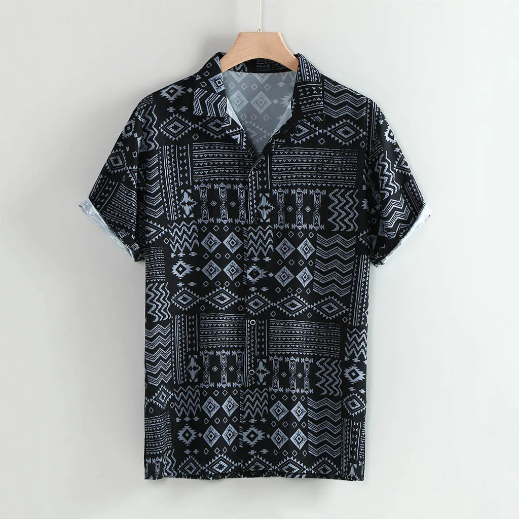 2021 Hawaiian Shirt Men Ethnic Style Short Sleeve Shirt Summer Vintage Print Loose Casual Cotton Linen Men Beach Shirt Blouse
2021 Hawaiian Shirt Men Ethnic Style Short Sleeve Shirt Summer Vintage Print Loose Casual Cotton Linen Men Beach Shirt Blouse