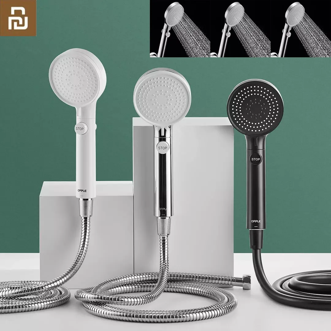Xiaomi OPPLE Booster Hand Shower Set Supercharged Third Gear Water Mode One-click STOP Button
Xiaomi OPPLE Booster Hand Shower Set Supercharged Third Gear Water Mode One-click STOP Button