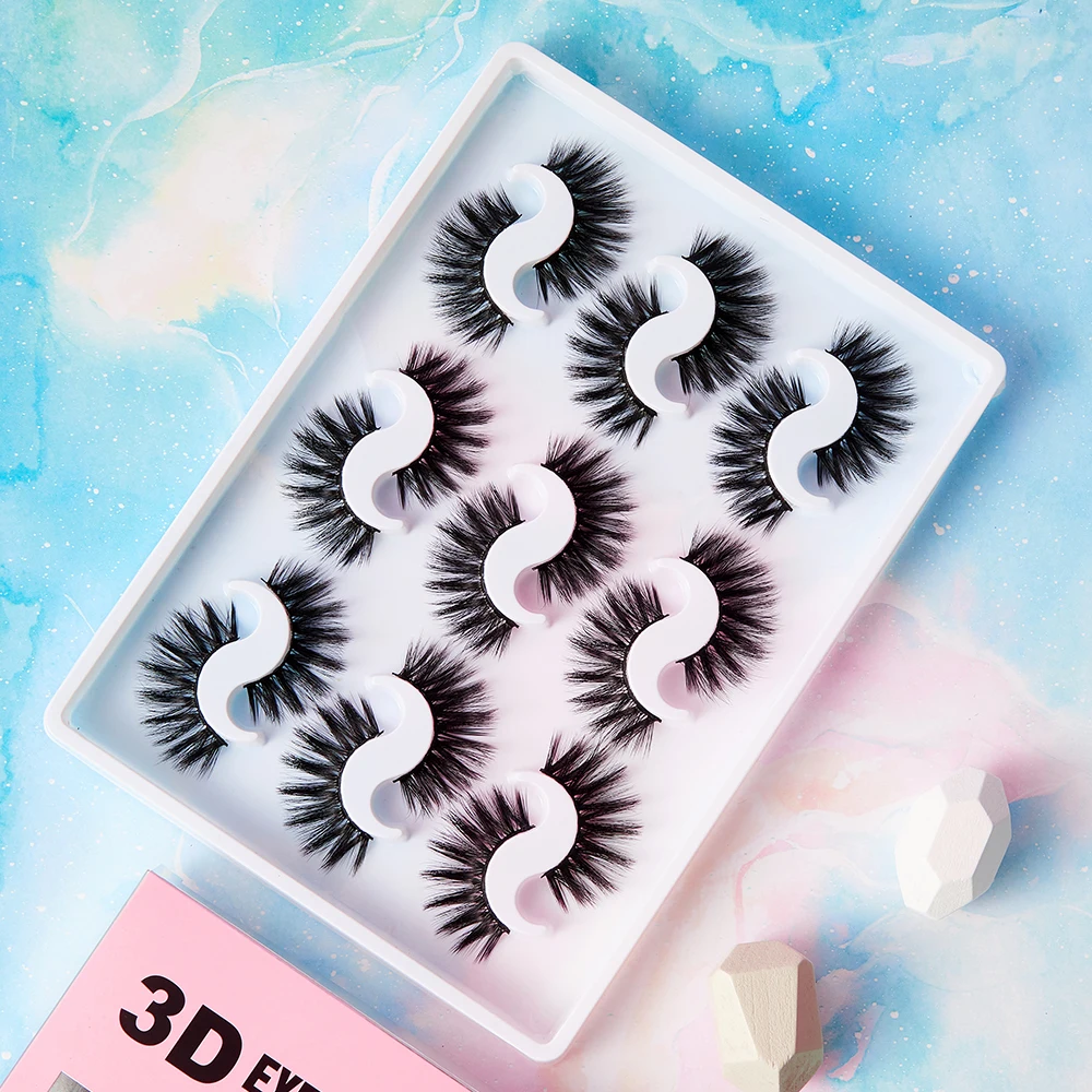 9 Pairs3D False Eyelashes Makeup Mink’s NaturalBushy Eyelashes Dramatic Artificial Lengthening Silky Bushy Hair Elongate Slender
9 Pairs3D False Eyelashes Makeup Mink’s NaturalBushy Eyelashes Dramatic Artificial Lengthening Silky Bushy Hair Elongate Slender