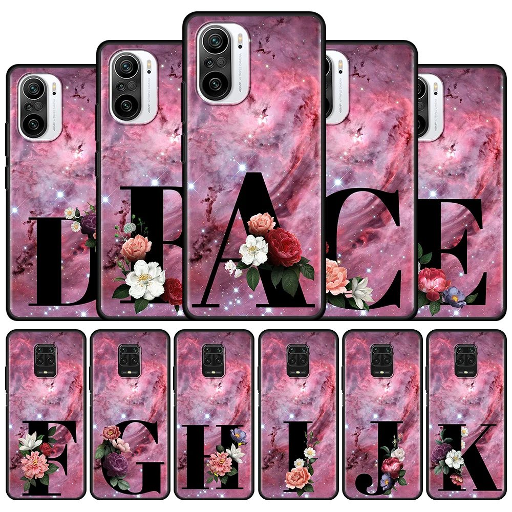 Pink Letter A B Flowers Mobile Phone Case for Xiaomi Redmi Note 9S 9 8 Pro 7 9C 8T 9A K40 10 7A 8A 9T 6A Soft Bag Funda Capa
Pink Letter A B Flowers Mobile Phone Case for Xiaomi Redmi Note 9S 9 8 Pro 7 9C 8T 9A K40 10 7A 8A 9T 6A Soft Bag Funda Capa