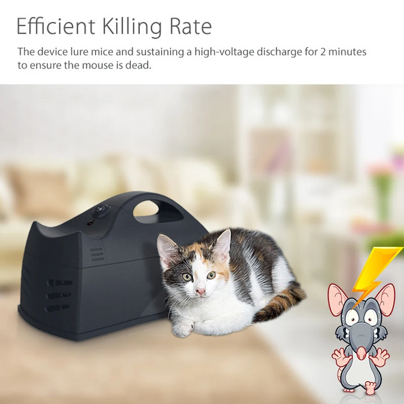 

WiFi Mice Tra T Wireless Smart Mousetrap Mouse Killer No Poison Use High-voltage Electronic Mouse Cage Snake Bugs Dropshipping