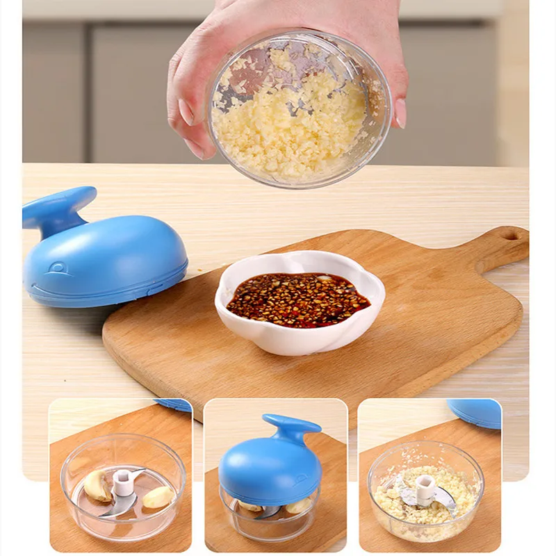 Manual whale garlic masher, mini multi-function garlic masher, vegetable cutter, meat grinder, kitchen cooking tool 
Manual whale garlic masher, mini multi-function garlic masher, vegetable cutter, meat grinder, kitchen cooking tool