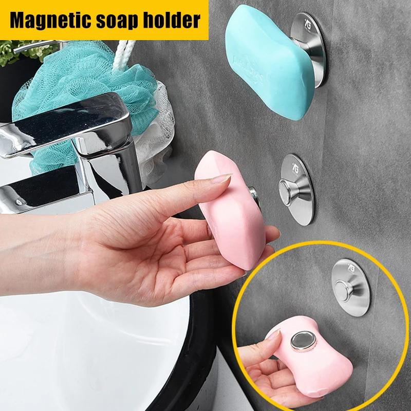 Megnetic Soap Dish Suction Soap Holder Rustproof Stainless Steel Soap Holder for Bathroom and Kitchen
Megnetic Soap Dish Suction Soap Holder Rustproof Stainless Steel Soap Holder for Bathroom and Kitchen