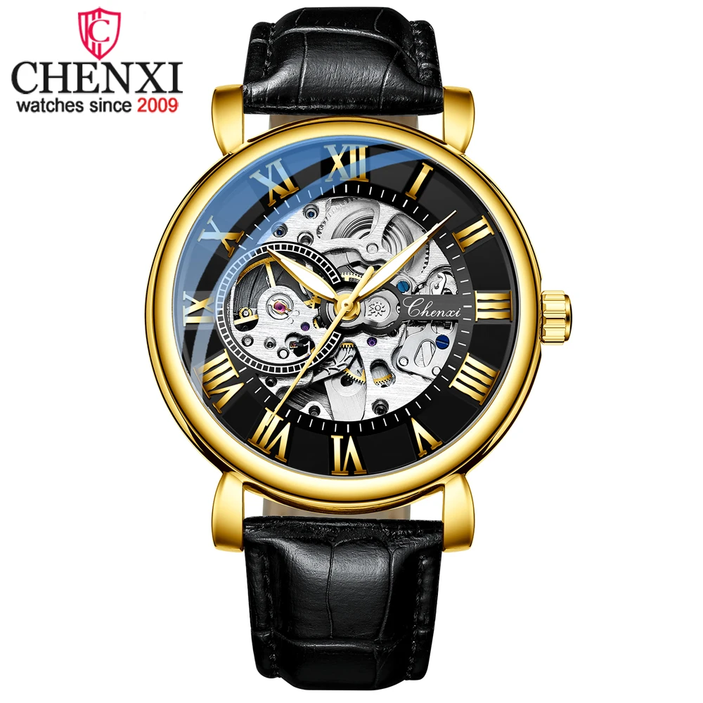CHENXI New Men's Watch Top Brand Luxury Waterproof Automatic Mechanical Wrist Watch for Men Business Skeleton Tourbillon Watches
CHENXI New Men's Watch Top Brand Luxury Waterproof Automatic Mechanical Wrist Watch for Men Business Skeleton Tourbillon Watches