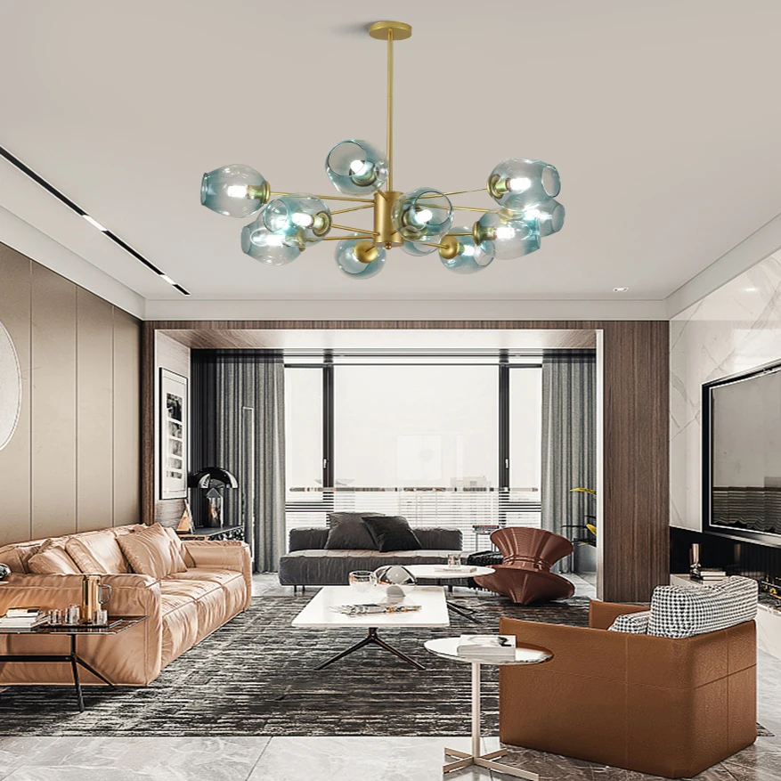 Современная светодиодная люстра в скандинавском стиле, стеклянная лампа для гостиной, лампа для освещения кухни и ресторана
Современная светодиодная люстра в скандинавском стиле, стеклянная лампа для гостиной, лампа для освещения кухни и ресторана