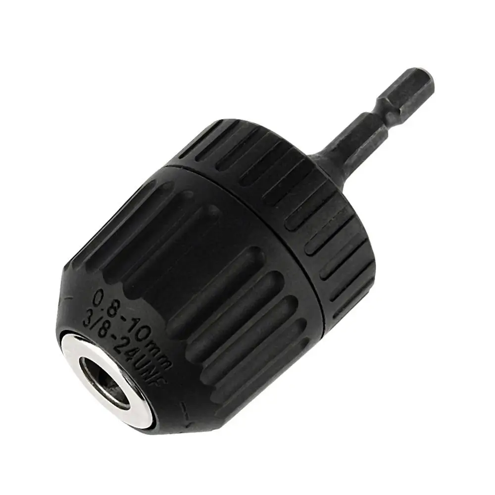 3/8-24UNF 0.8-10MM Keyless Drill Chuck Clip With 1/4'' Hex Shank Rod Hex Chuck Adapter Converter Woodworking Screwdriver Tool
3/8-24UNF 0.8-10MM Keyless Drill Chuck Clip With 1/4'' Hex Shank Rod Hex Chuck Adapter Converter Woodworking Screwdriver Tool