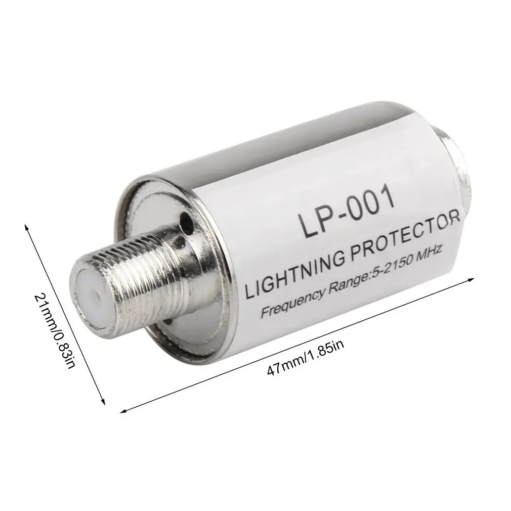 5-2150MHz Lightning Arrester Low Insertion Loss Surge Protecting Devices For CB Ham Receiver & TV Lightning-proof Gadgets
5-2150MHz Lightning Arrester Low Insertion Loss Surge Protecting Devices For CB Ham Receiver & TV Lightning-proof Gadgets