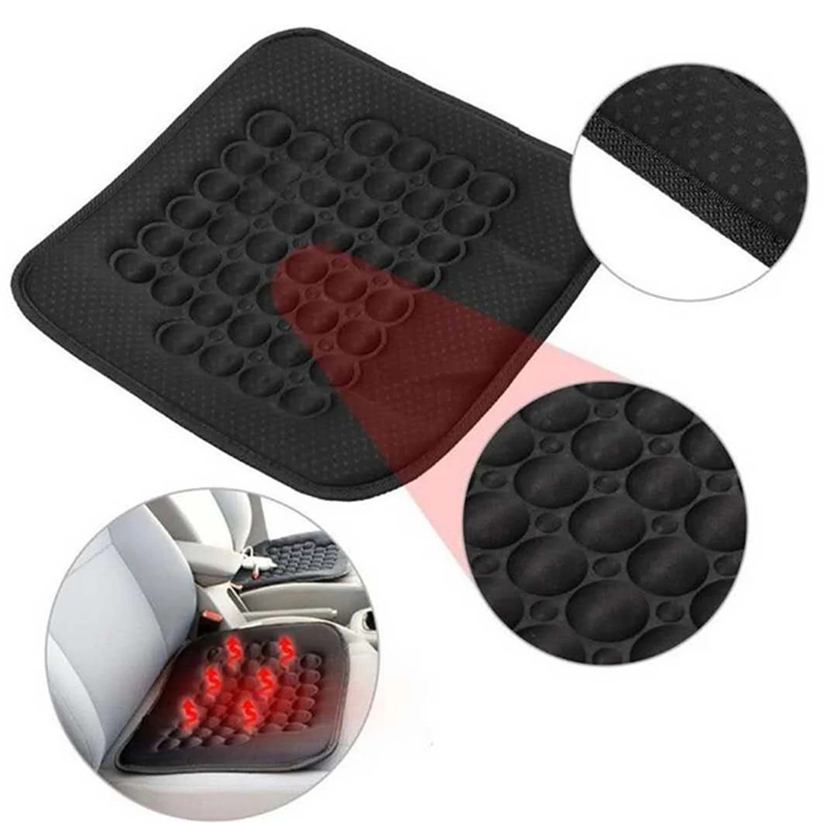 12V Electric 45-65 Degree Heated Seat Cover Winter Household Seat Heater Adjustable Heating Pad Warmer Cushion Universal
12V Electric 45-65 Degree Heated Seat Cover Winter Household Seat Heater Adjustable Heating Pad Warmer Cushion Universal