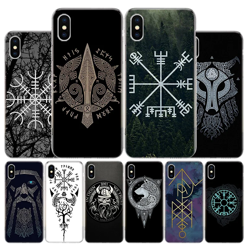 Viking Vegvisir Odin Nordic Cover Phone Case For Apple iPhone 11 12 13 Pro XR X XS Max 7 8 6 6S Plus + Mini 5S SE Print Shell
Viking Vegvisir Odin Nordic Cover Phone Case For Apple iPhone 11 12 13 Pro XR X XS Max 7 8 6 6S Plus + Mini 5S SE Print Shell