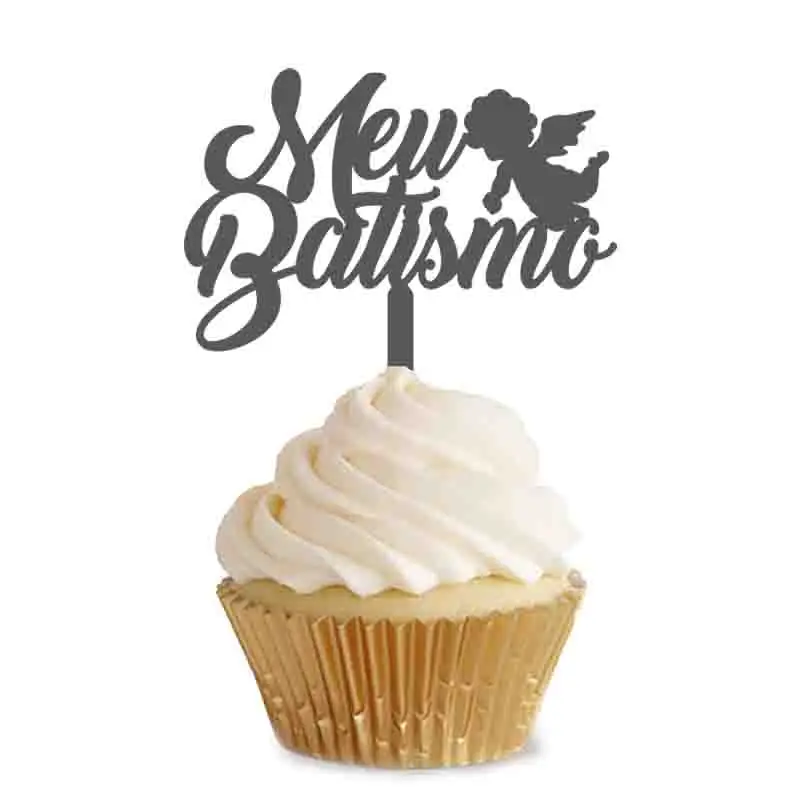 2 Pieces 12x12cm Cupcake Topper Portuguese Meu Batismo Kids Baptism Party Cupcake Decoration Topper
2 Pieces 12x12cm Cupcake Topper Portuguese Meu Batismo Kids Baptism Party Cupcake Decoration Topper