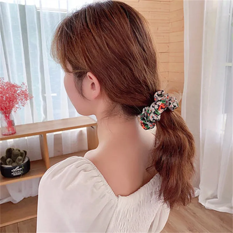 Korean Chiffon Floral Hair Ring Retro Temperament Girly Large Intestine Hair Ring Elastic Rubber Band Fashion Hair Accessories 
Korean Chiffon Floral Hair Ring Retro Temperament Girly Large Intestine Hair Ring Elastic Rubber Band Fashion Hair Accessories