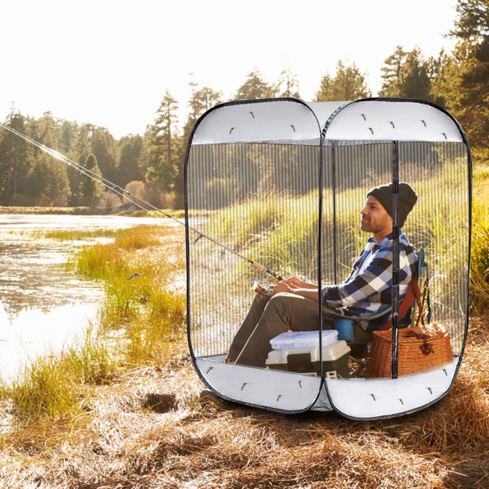 Anti-Mosquito Screened-In Beach Shade Tent with Gauze UV Protection Automatically Camping Outdoor Portable -Up Beach Tent FE
Anti-Mosquito Screened-In Beach Shade Tent with Gauze UV Protection Automatically Camping Outdoor Portable -Up Beach Tent FE