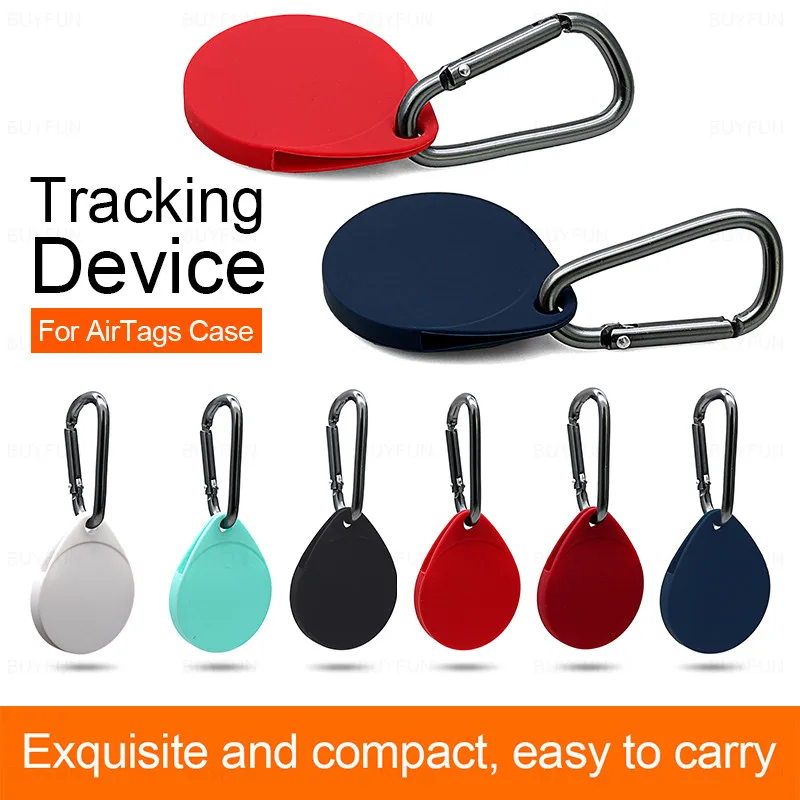 Drop-shaped silicone protective sleeve with hook For AirTags Locator Tracker Case for Apple Airtag Anti-lost Device Key-chain
Drop-shaped silicone protective sleeve with hook For AirTags Locator Tracker Case for Apple Airtag Anti-lost Device Key-chain