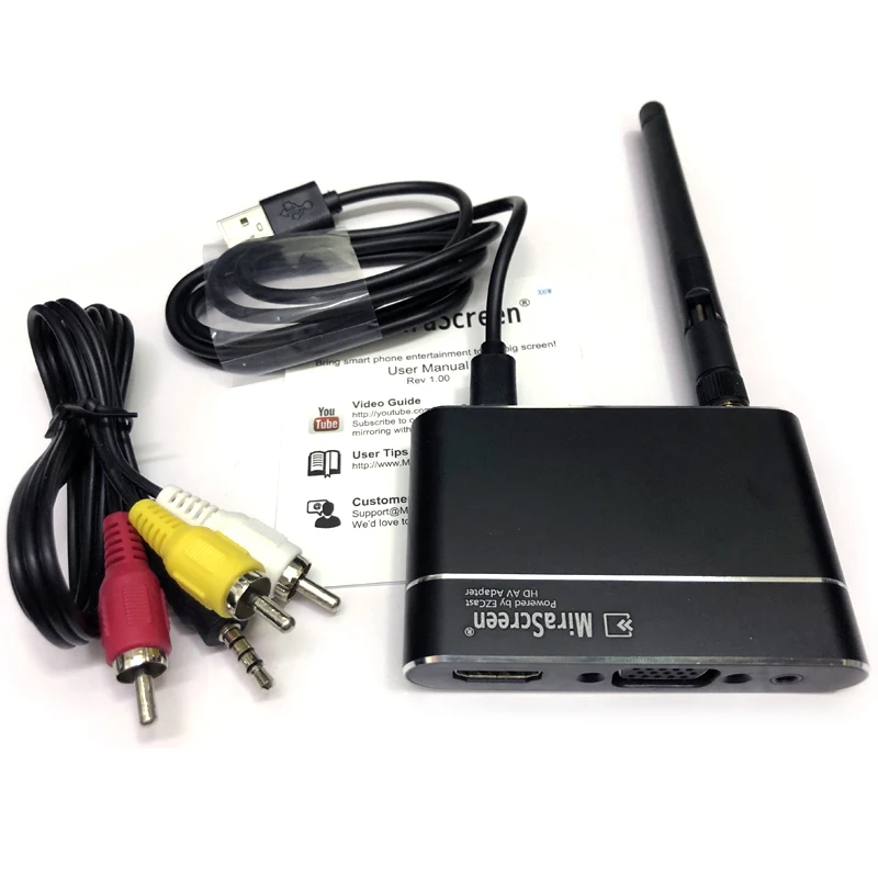 Wireless WIFI Display Dongle HDMI-compatible Receiver 1080P HDTV VGA Audio Video Converter for IPhone IPad Android Phone To TV
Wireless WIFI Display Dongle HDMI-compatible Receiver 1080P HDTV VGA Audio Video Converter for IPhone IPad Android Phone To TV