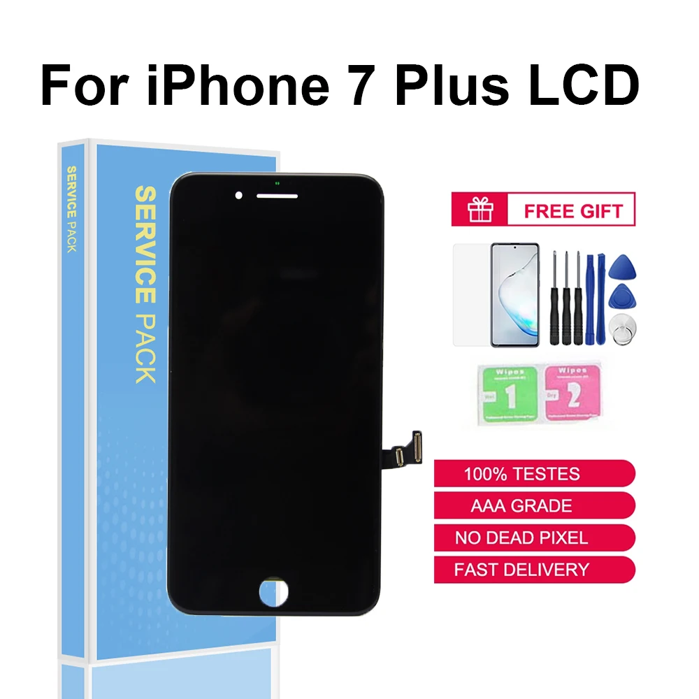 AAA+++ LCD High Brightness ESR For iPhone 7P 7 PLUS With Perfect Touch Screen Display Replacement Digitizer Assembly Parts+Tool
AAA+++ LCD High Brightness ESR For iPhone 7P 7 PLUS With Perfect Touch Screen Display Replacement Digitizer Assembly Parts+Tool