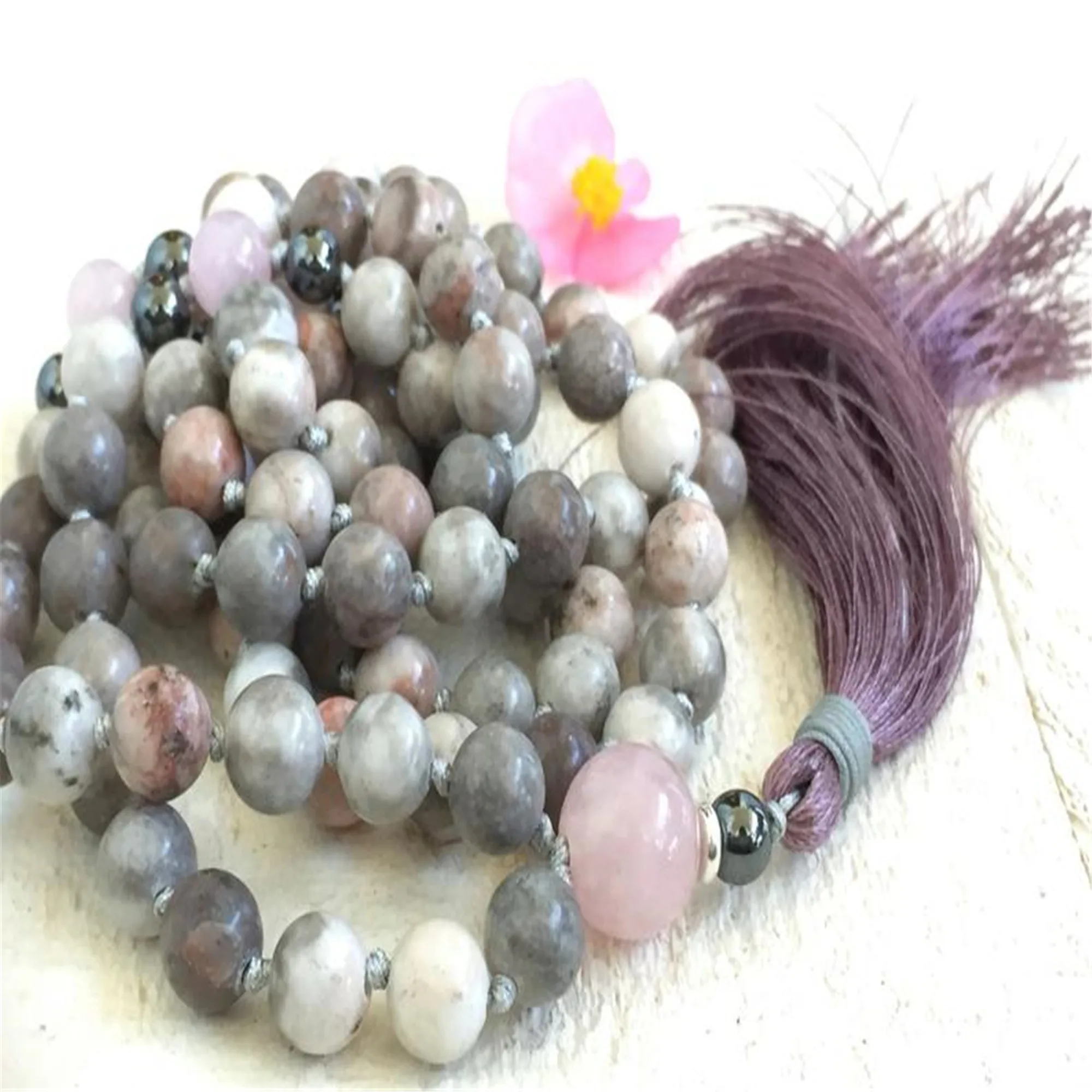 Fashion Multicolor Stone Beads 108 Tassels Necklace Bracelet gift Calming Healing Handmade Pray Yoga spread Chakra Wristband
Fashion Multicolor Stone Beads 108 Tassels Necklace Bracelet gift Calming Healing Handmade Pray Yoga spread Chakra Wristband