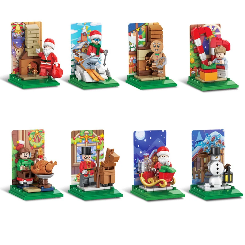Christmas Series Surprise Blind Box Building Blocks Set Santa Claus Elk Christmas Ornament Bricks Toys for Children Xmas Gift
Christmas Series Surprise Blind Box Building Blocks Set Santa Claus Elk Christmas Ornament Bricks Toys for Children Xmas Gift