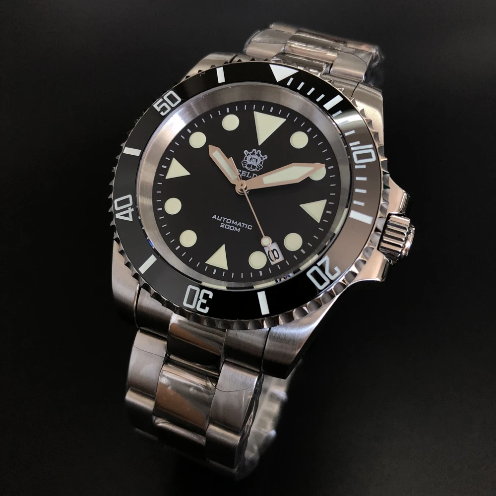 STEELDIVE Official Men's Top Brand Luxury 200m 316L Stainless Steel Ceramic Bezel NH35 Luminous Sportsmen Dive Watch SD1954
STEELDIVE Official Men's Top Brand Luxury 200m 316L Stainless Steel Ceramic Bezel NH35 Luminous Sportsmen Dive Watch SD1954