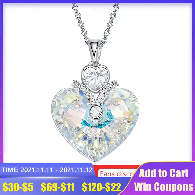 Классическое ожерелье Blu-Ray Love для женщин, модное простое серебряное ожерелье из австрийского хрусталя для женщин, ювелирное изделие на День...
Классическое ожерелье Blu-Ray Love для женщин, модное простое серебряное ожерелье из австрийского хрусталя для женщин, ювелирное изделие на День...