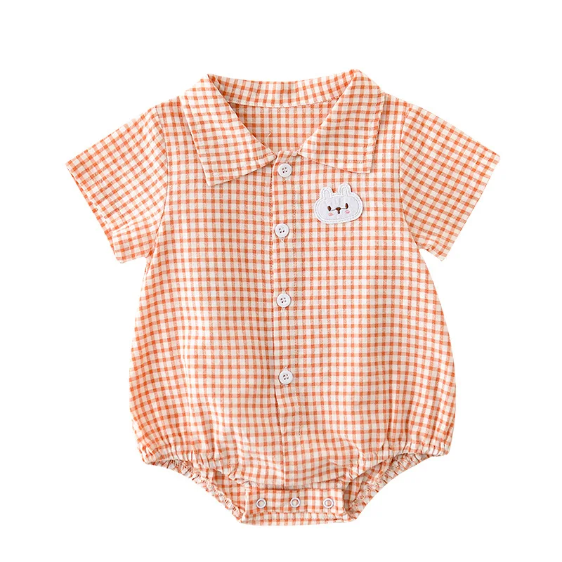 2021 summer new newborn 0-3 years old baby girl and baby boy baby grid frog bunny romper kids summer clothes with no socks
2021 summer new newborn 0-3 years old baby girl and baby boy baby grid frog bunny romper kids summer clothes with no socks