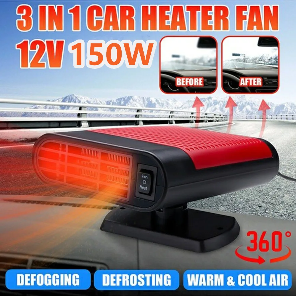 12V 150W Auto Car Heater Heating Cooling Fan Windscreen Window Glass Demister Driving Defroster Demister Auto Accessories
12V 150W Auto Car Heater Heating Cooling Fan Windscreen Window Glass Demister Driving Defroster Demister Auto Accessories