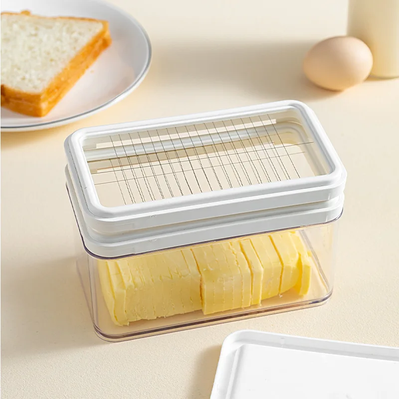 Butter Separator Slicer Household Baking Stainless Steel Butter Cutter Kitchen Cheese Storage Box Kitchen Separator Tools Access
Butter Separator Slicer Household Baking Stainless Steel Butter Cutter Kitchen Cheese Storage Box Kitchen Separator Tools Access