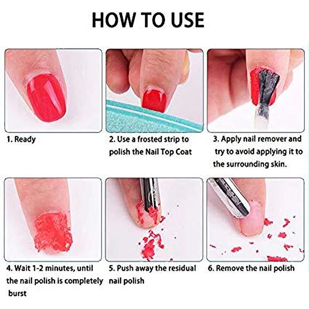 15ml Soak-Off Gel Nail Polish Lacquer Remover Magic Remover Nail Tools Cleaner Home Salon Manicure Art Tool
15ml Soak-Off Gel Nail Polish Lacquer Remover Magic Remover Nail Tools Cleaner Home Salon Manicure Art Tool