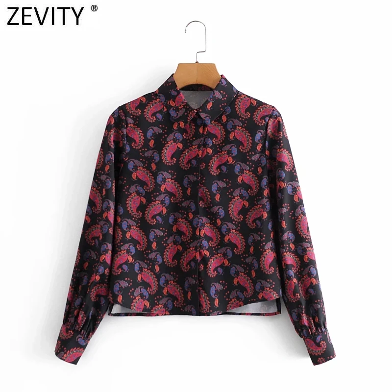 Zevity 2021 New Women Vintage Paisley Print Casual Smock Blouse Female Retro Cashew Nuts Breasted Shirts Chic Blusas Tops LS7680
Zevity 2021 New Women Vintage Paisley Print Casual Smock Blouse Female Retro Cashew Nuts Breasted Shirts Chic Blusas Tops LS7680