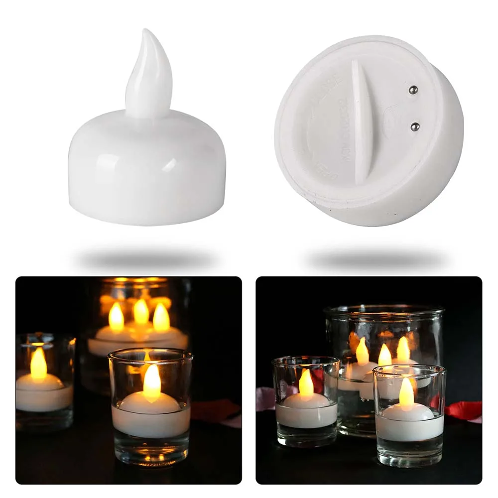 Water Sensor 12pcs/ set Candle Lamp Tealight Flameless LED Electronic Candle for Wedding Birthday Churches Party Decorations
Water Sensor 12pcs/ set Candle Lamp Tealight Flameless LED Electronic Candle for Wedding Birthday Churches Party Decorations
