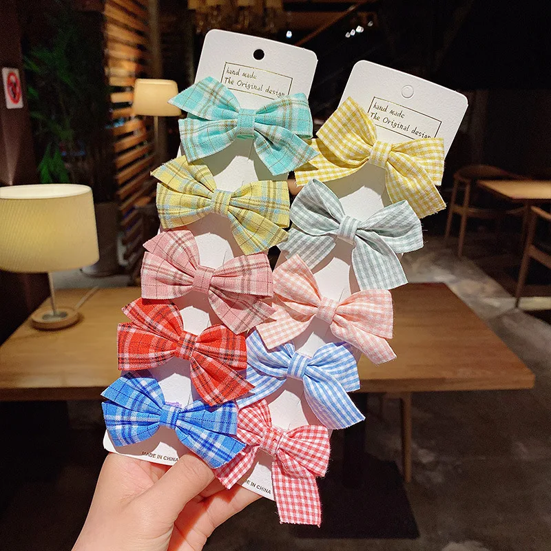 5PCS/Set New Girls Cute Plaid Print Star Hairpins For Kids Children Sweet Headband Hair Clips Barrettes Fashion Bow Accessories
5PCS/Set New Girls Cute Plaid Print Star Hairpins For Kids Children Sweet Headband Hair Clips Barrettes Fashion Bow Accessories