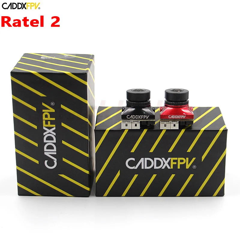 FPV-камера Caddx Ratel 2 1200TVL 1/1 дюйма Starlight 165 FOV 1 мм NTSC/PAL 16:9/4:3 с переключением 19*19 Super WDR для