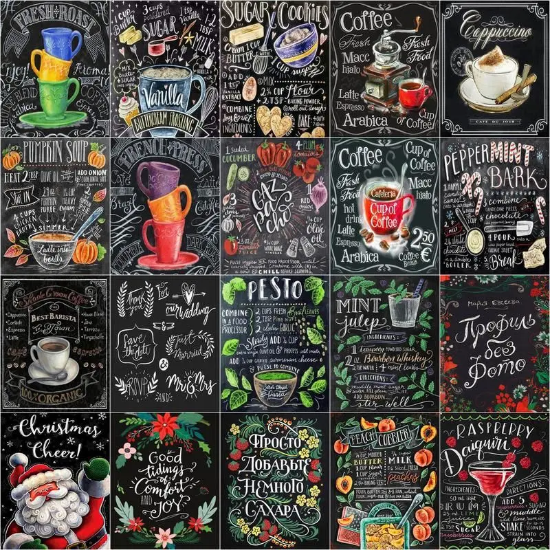 GATYZTORY Oil Painting By Numbers Cartoon Blackboard Canvas Drawing Handpainted Kits Acrylic Paints Art Unique Gift Wall Decor
GATYZTORY Oil Painting By Numbers Cartoon Blackboard Canvas Drawing Handpainted Kits Acrylic Paints Art Unique Gift Wall Decor