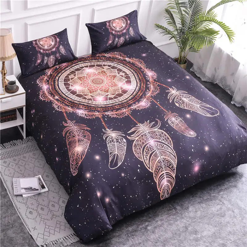 Dream Catcher Printing Bedding Sets Bohemian 3D Duvet Cover With Pillowcase Microfiber Home Decor Feathers Bedclothes
Dream Catcher Printing Bedding Sets Bohemian 3D Duvet Cover With Pillowcase Microfiber Home Decor Feathers Bedclothes