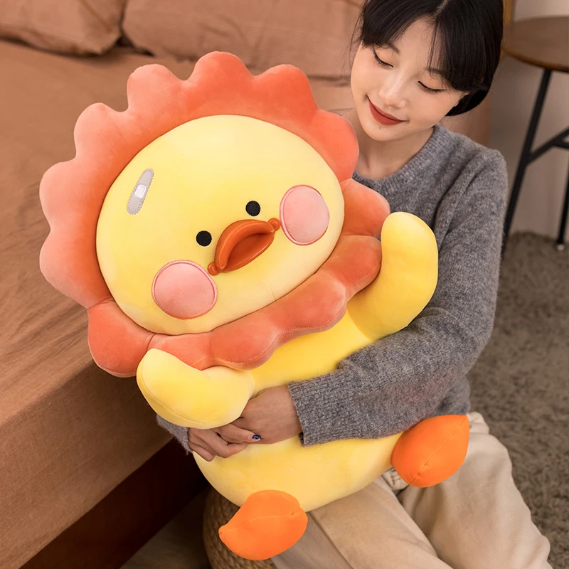 25-70cm Kawaii Sunflower Yellow Duck Plush Toy Cute LaLafanfan Cafe Duck Doll Plush Pillow Soft Animals Birthday Gift for Kids
25-70cm Kawaii Sunflower Yellow Duck Plush Toy Cute LaLafanfan Cafe Duck Doll Plush Pillow Soft Animals Birthday Gift for Kids
