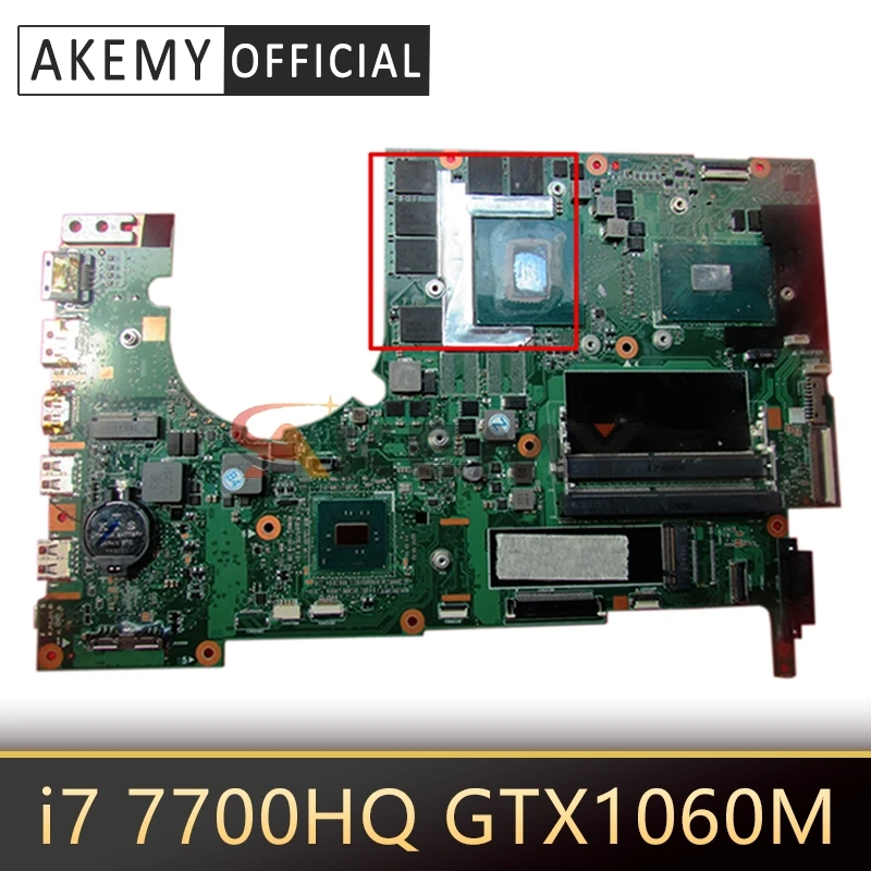 

MU5DC/CH7DC for ACER Predator 17 G9-793 G9-593 NBQ1T11001 Laptop Motherboard CPU i7 7700HQ GPU GTX1060M Test OK Mainboard